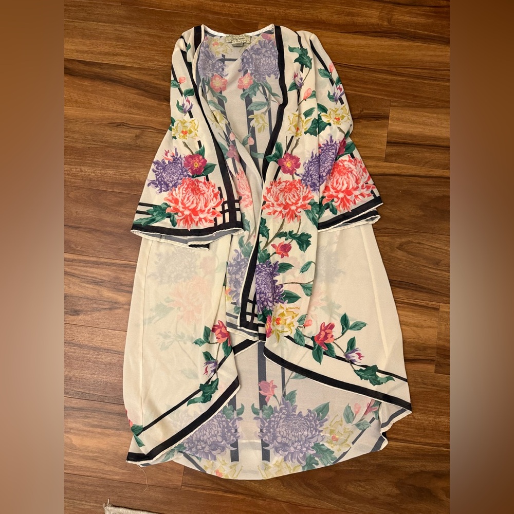 Sheer Floral Cover-Up - Never Worn